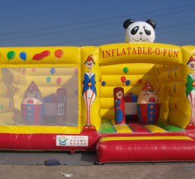 T2-2529 Payaso y trampolín inflable Panda