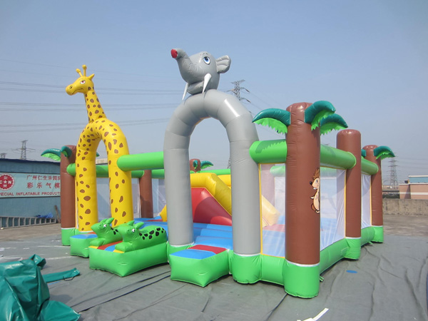 T6-374 Jungle Theme Giant Inflatables Funcity