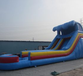 T8-426 Deslizamiento gigante inflable al aire libre comercial