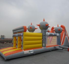 T7-342 Pista de barrera inflable gigante