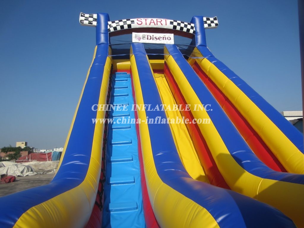 T8-1438 Race Car Inflatable Slides Giant Slide