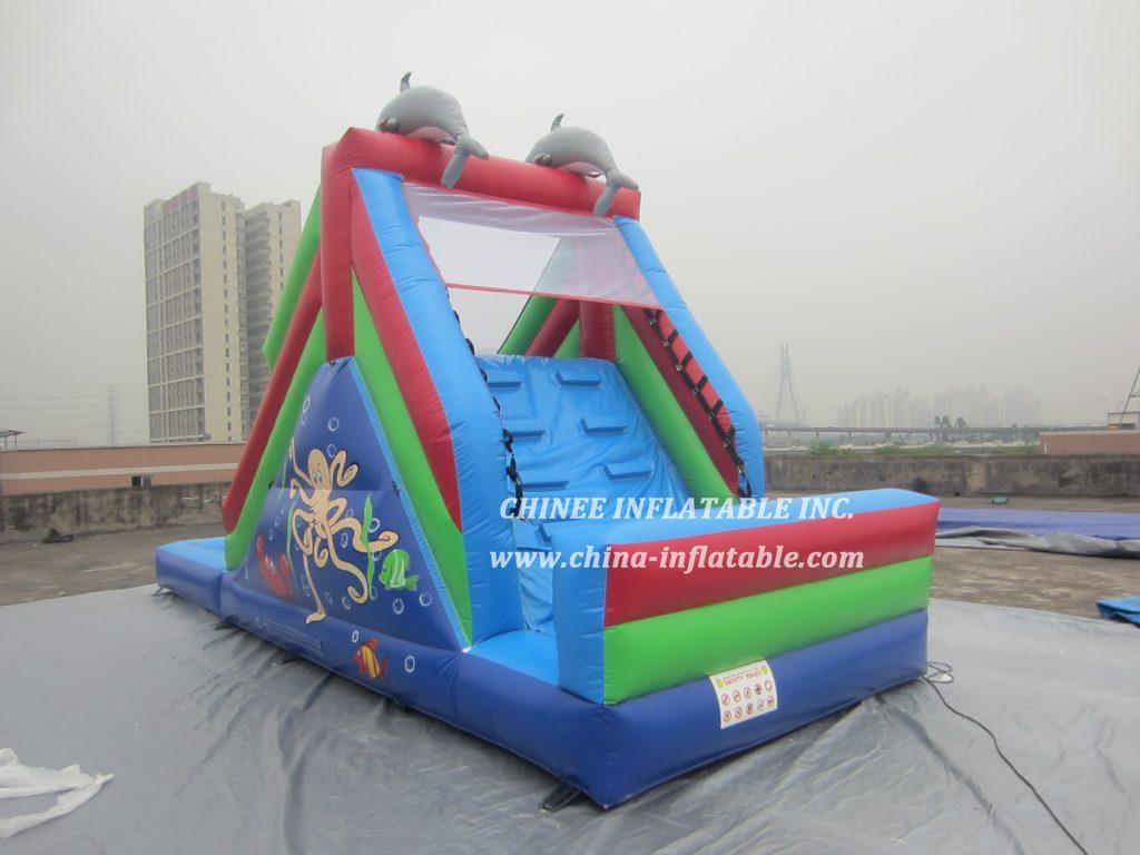 T8-592 Dolphin Inflatable Slide