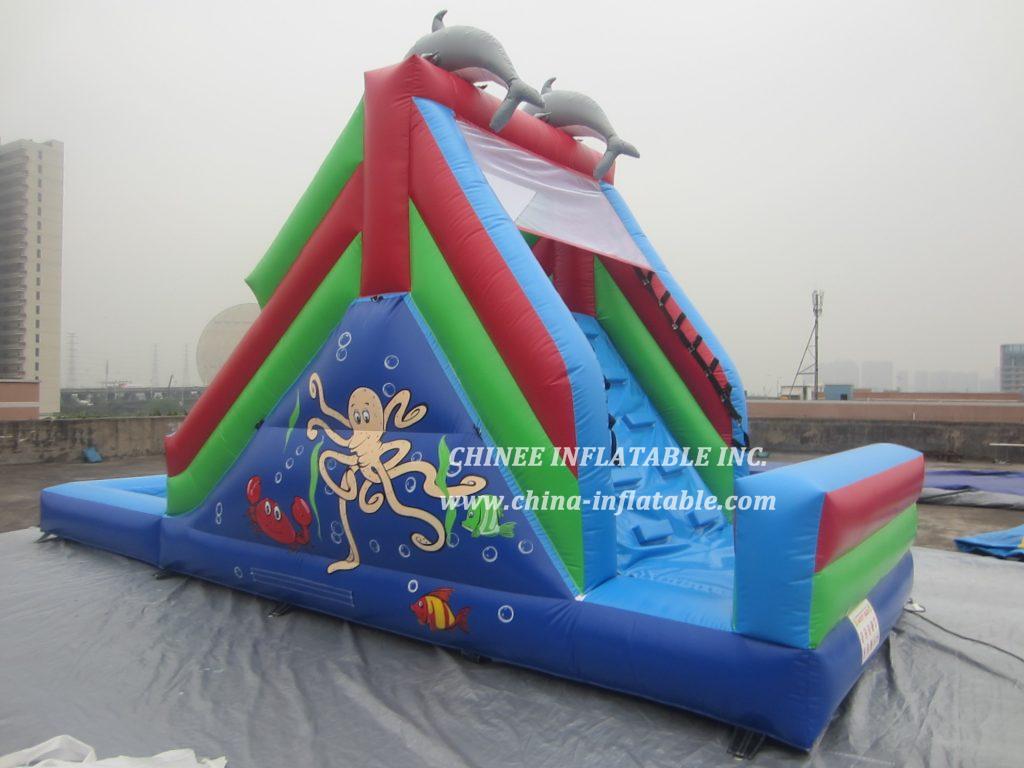 T8-592 Dolphin Inflatable Slide