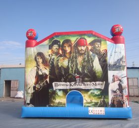 T2-2811 Trampolín inflable pirata