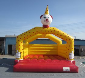 T2-1118 Feliz trampolín inflable payaso