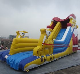 T8-305 Deslizamiento inflable de Navidad