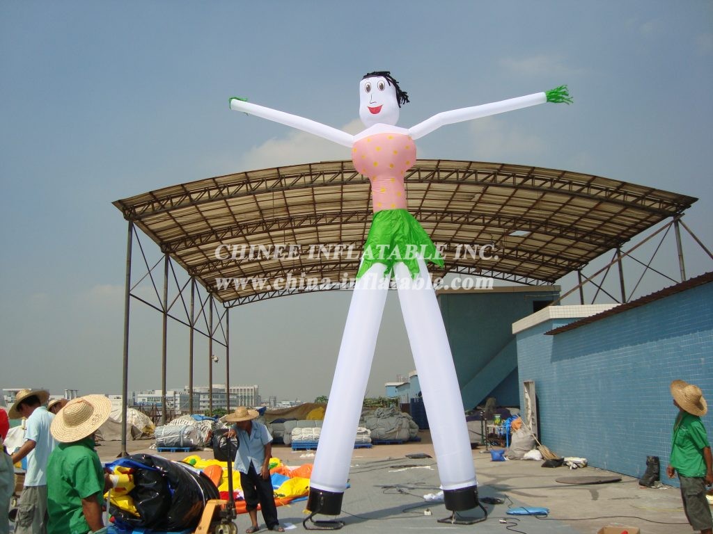 D2-136 Inflatable Girls Air Dancer With 2 Legs