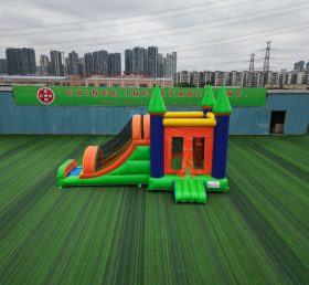 T5-197 Casa inflable de rebote del castillo con tobogán