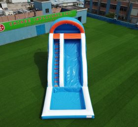 T8-1330 Canal de deslizamiento inflable comercial