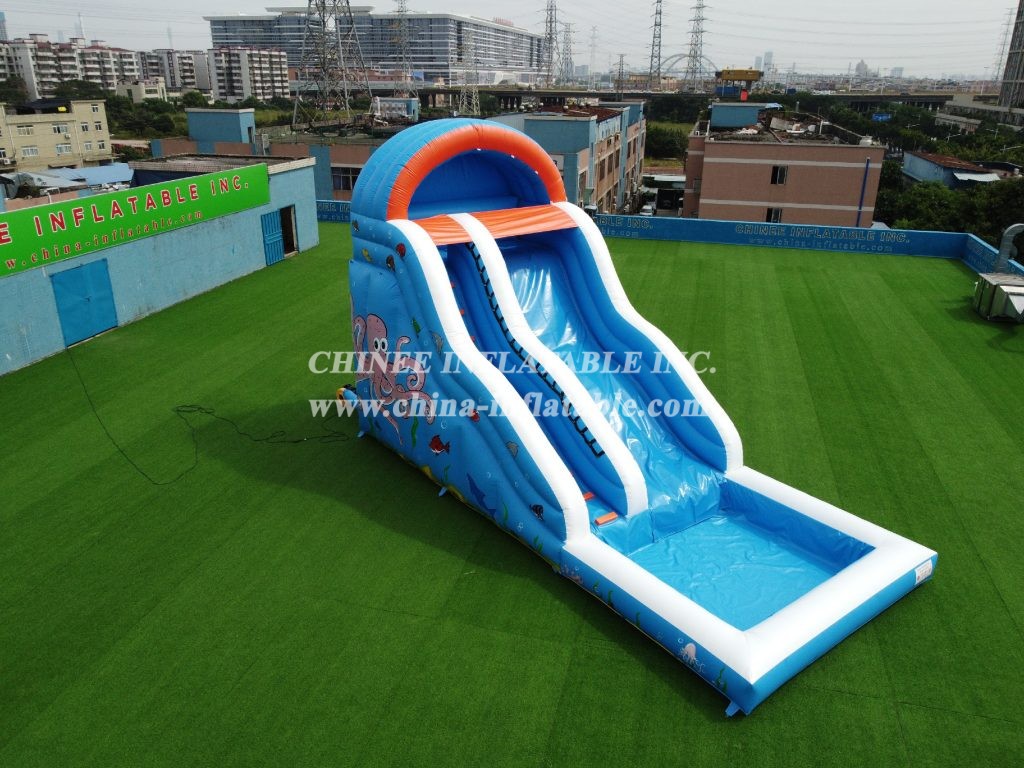 T8-1330 Commercial Inflatable Water Slide