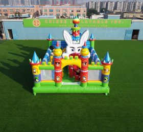 T6-410 Casa inflable de rebote de la fiesta del castillo del tema de Disney