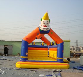 T2-2944 Feliz trampolín inflable payaso