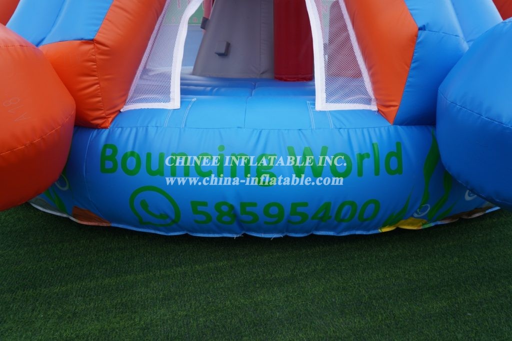 T2-2471 Octopus Inflatable Bounce House Jumping Castle Kids Playground