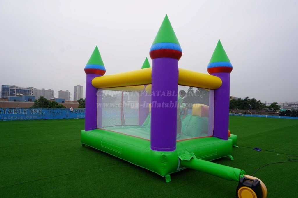 T2-1506 Classic Combo Castle Inflatable Bounce House And Slide