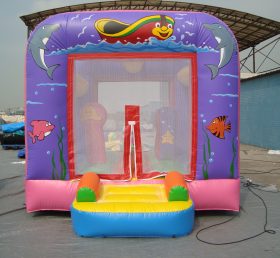 T2-2646 Trampolín inflable del mundo submarino