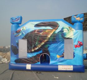 T2-2573 Trampolín inflable del mundo submarino