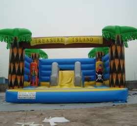 T2-2868 Trampolín inflable pirata