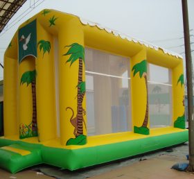 T2-2543 Trampolín inflable con tema de jungla