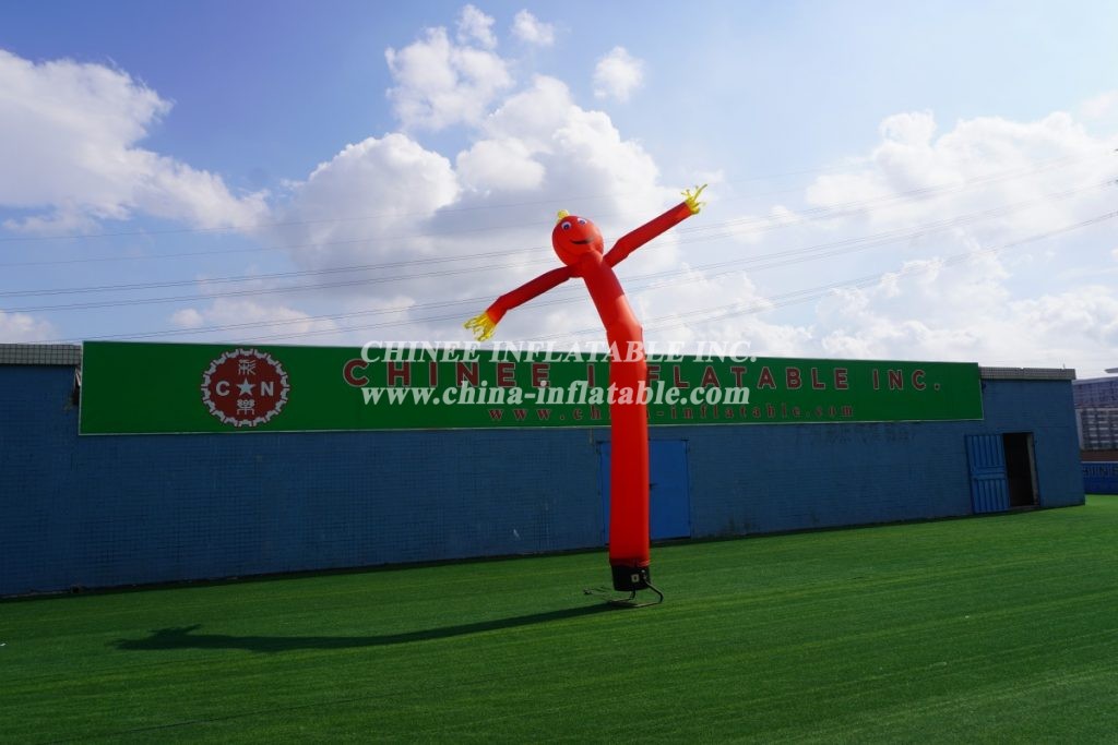 D2-62 Air Dancer Inflatable Red Tube Man For Advertising