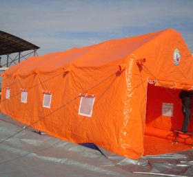 Tent1-451 Tienda inflable naranja