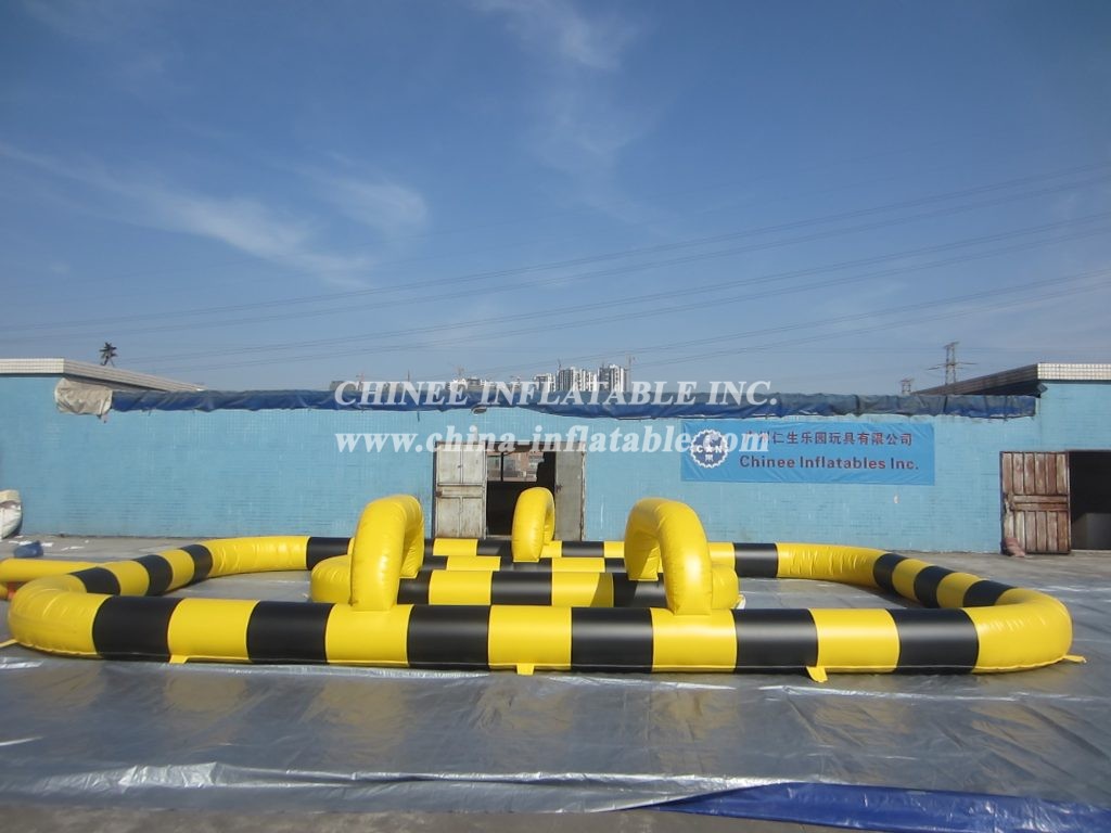 T11-633 Inflatable Race Track Challenge Sport Game