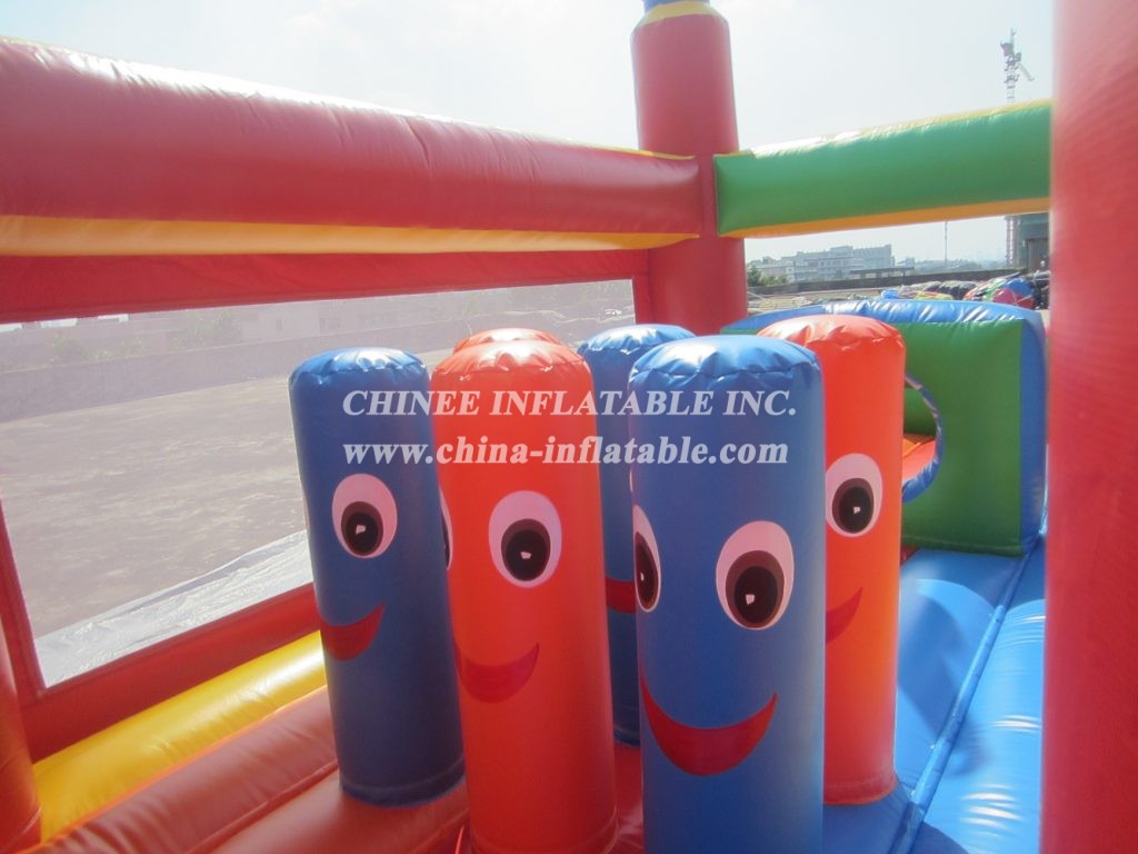 T7-224 Inflatable Castle Obstacles Courses