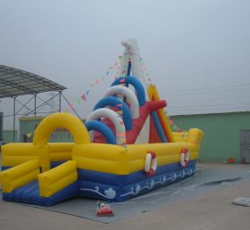 T1-139 Trampolín inflable pirata