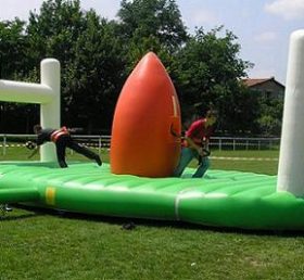 T11-375 Juego deportivo de desafío de puenting inflable para adultos