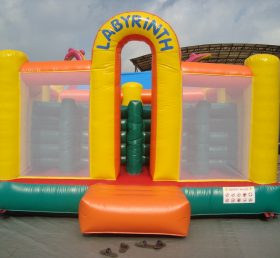 T11-549 Laberinto inflable comercial de color