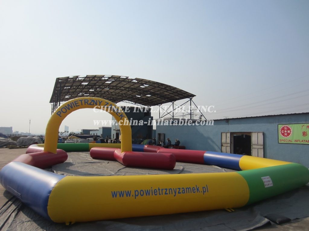 T11-720 Inflatable Race Track Challenge Sport Game