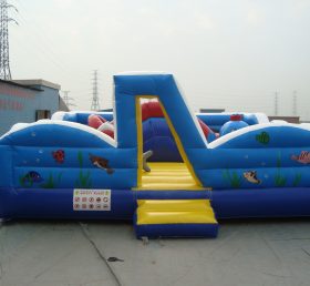 T2-2467 Trampolín inflable del mundo submarino