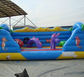 T2-2156 Trampolín inflable del mundo submarino