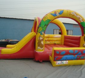 T2-2204 Monkey inflable trampolín