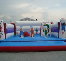 T2-2844 Trampolín inflable al aire libre