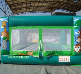 T2-565 Trampolín inflable con tema de jungla