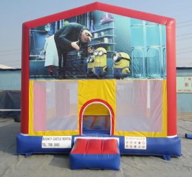 T2-695 Pequeño trampolín inflable amarillo