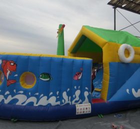 T2-764 Trampolín inflable del mundo submarino