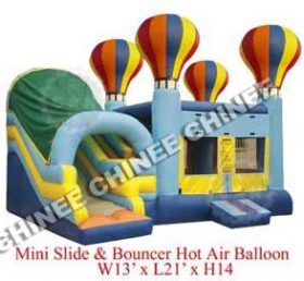 T5-135 Globo inflable castillo trampolín combinación tobogán