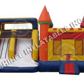 T5-200 Casa inflable de rebote del castillo con tobogán