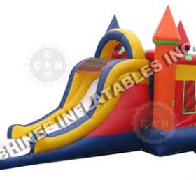 T5-201 Casa inflable de rebote del castillo con tobogán