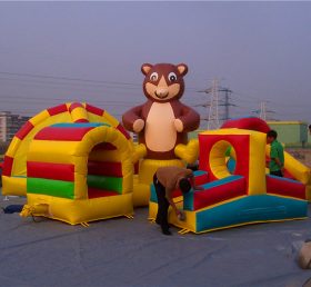 T6-217 Combinación inflable gigante oso