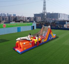 T7-194 Pista de barrera inflable gigante