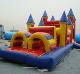 T7-225 Curso de barrera inflable del castillo