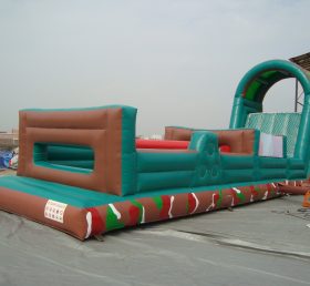 T7-464 Pista de barrera inflable gigante