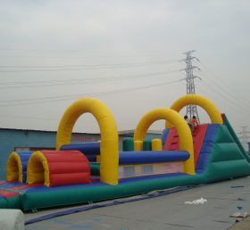 T7-339 Pista de barrera inflable gigante