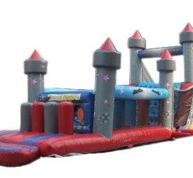 T7-345 Curso de barrera inflable del castillo