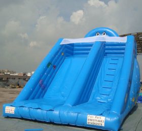 T8-1178 Deslizador inflable azul gigante