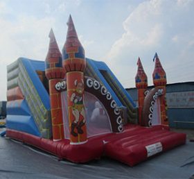 T8-1400 Deslizamiento inflable del castillo