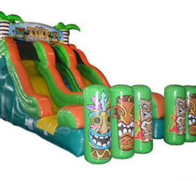 T8-1435 Deslizador inflable indio americano