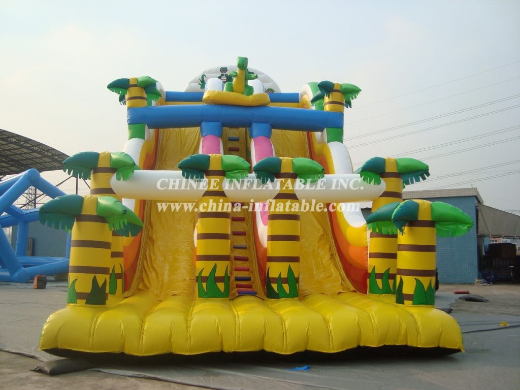 T8-244 Dinosaur Slides Giant Inflatable Slide